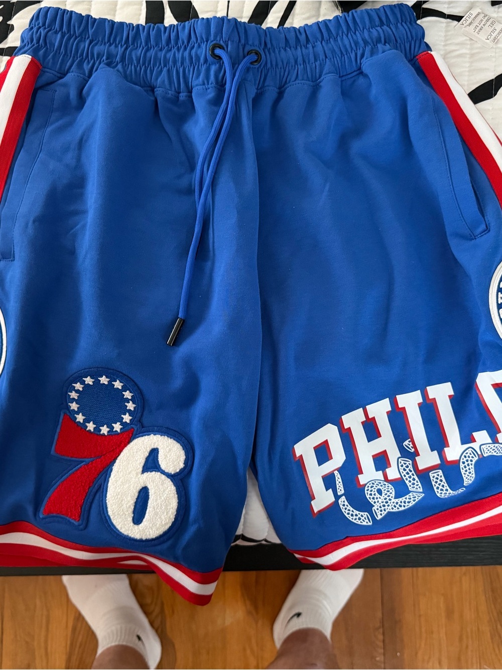 Pro Standard Men's Royal Blue Philadelphia 76ers Athletic Shorts